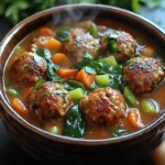 As the days grow shorter and the temperatures dip, the allure of comfort food becomes undeniable. There’s something inherently soothing about a warm bowl of soup, especially one that combines hearty flavors and nourishing ingredients. Enter Cozy Savory Turkey Meatball Soup—a perfect remedy for the chill in the air. This delightful dish not only warms the soul but also nourishes the body with its rich blend of lean turkey, fresh vegetables, and aromatic spices.