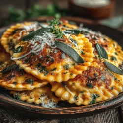 The first step to crafting the perfect pumpkin ravioli is creating a filling that balances flavors and textures.