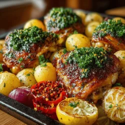 In the realm of home cooking, few things are as satisfying as a meal that not only tantalizes the taste buds but also simplifies the cooking process. The One-Pan Zesty Herb Chicken & Crispy Potato Delight embodies this ideal, inviting you to enjoy a wholesome, flavorful dish that requires minimal effort and cleanup. This recipe, with its vibrant herbs and perfectly roasted potatoes, is designed for those who crave a home-cooked meal without spending hours in the kitchen.