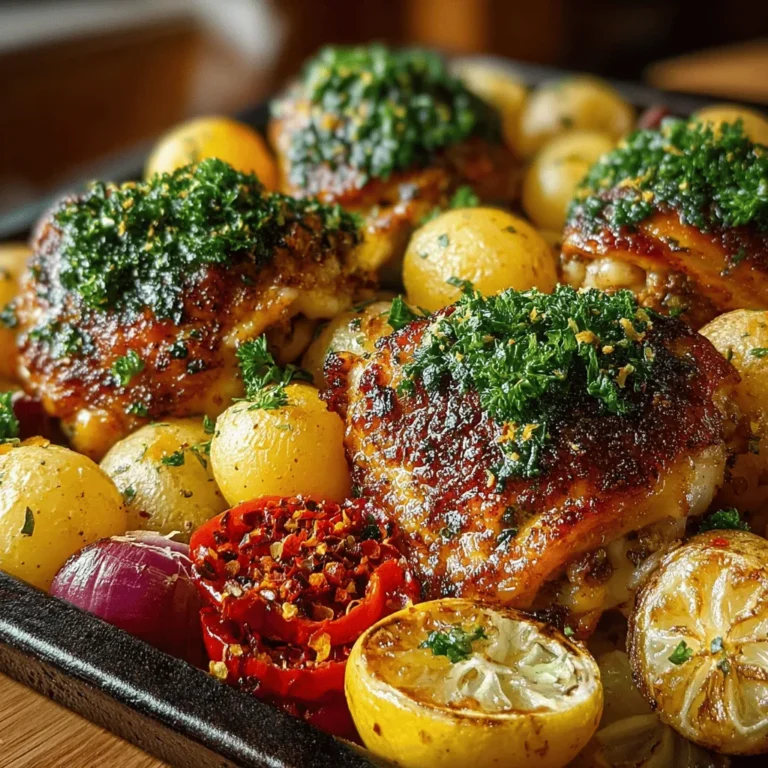 In the realm of home cooking, few things are as satisfying as a meal that not only tantalizes the taste buds but also simplifies the cooking process. The One-Pan Zesty Herb Chicken & Crispy Potato Delight embodies this ideal, inviting you to enjoy a wholesome, flavorful dish that requires minimal effort and cleanup. This recipe, with its vibrant herbs and perfectly roasted potatoes, is designed for those who crave a home-cooked meal without spending hours in the kitchen.