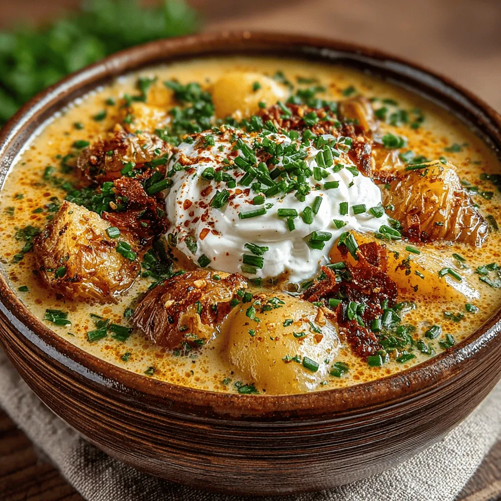 As the chill in the air signals the arrival of colder months, there's nothing quite like a steaming bowl of soup to provide comfort and warmth. One standout dish that perfectly embodies this cozy vibe is Creamy Roasted Garlic Potato Soup. This recipe brings together the rich, savory flavors of roasted garlic and creamy potatoes, creating a satisfying meal that is both nourishing and indulgent. With the added benefit of being adaptable to various dietary needs, including options for dairy-free diets, this soup is sure to become a beloved staple in your kitchen.
