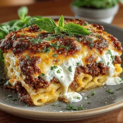 Cheesy Baked Ziti Delight: A Comfort Food Classic