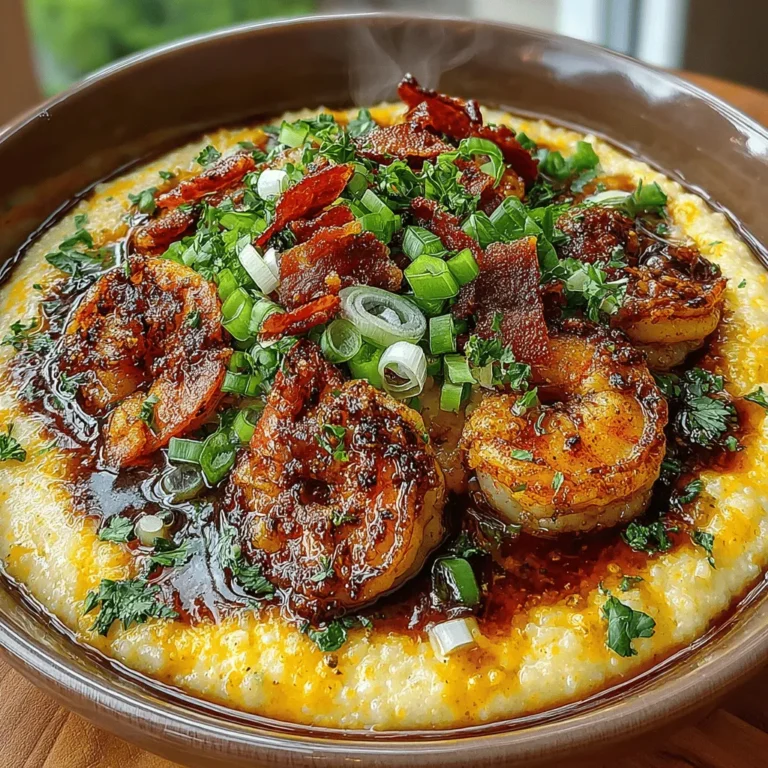 Shrimp and grits is more than just a meal; it's an iconic representation of Southern culinary tradition. Originating from the coastal regions of the South, this dish combines the ocean's bounty with the heartiness of Southern cooking. The combination of succulent, tender shrimp and creamy, rich grits creates a flavor profile that is both comforting and unforgettable. Each bite transports you to a warm Southern kitchen, where the aroma of spices and cooked seafood wafts through the air.