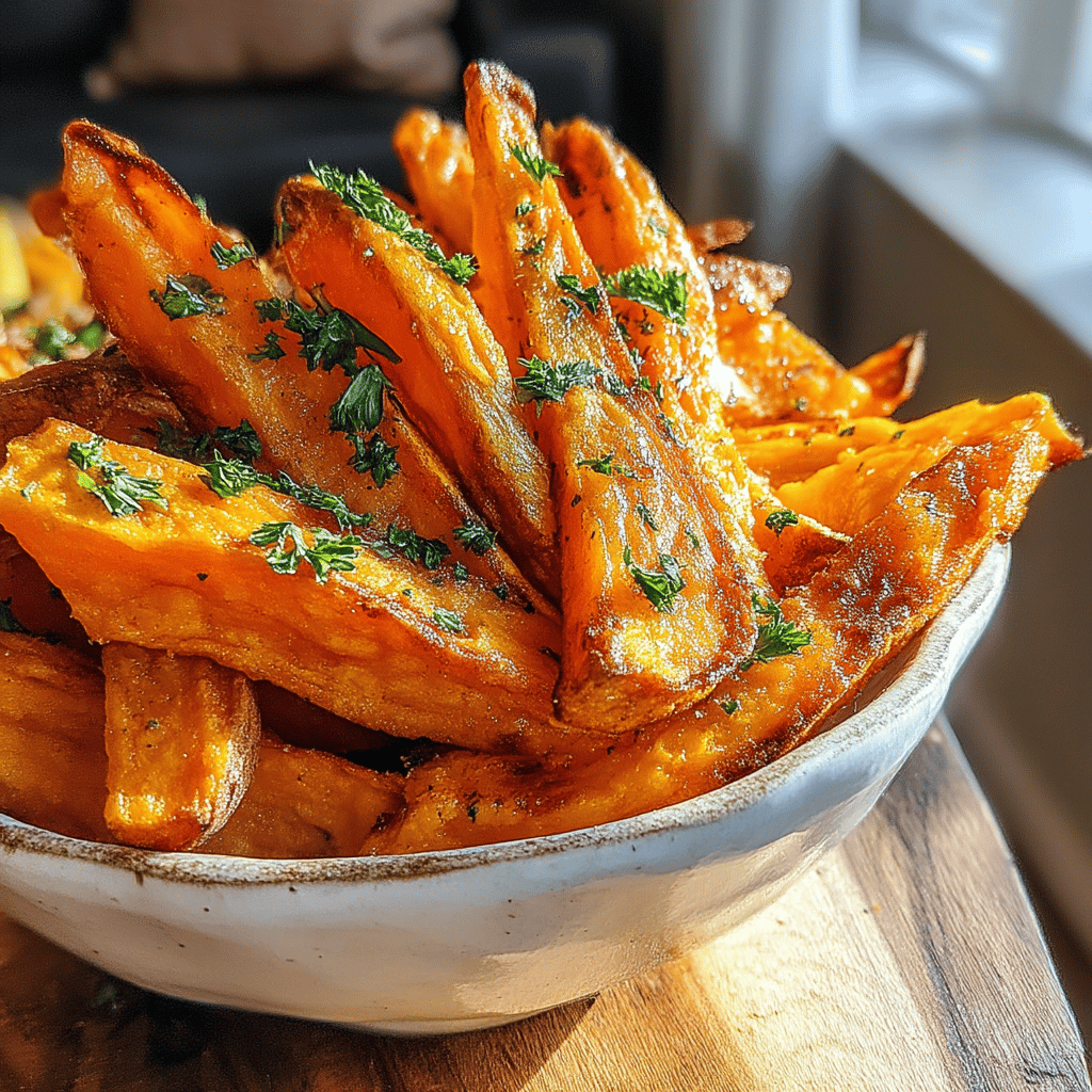 Sweet potato fries are a beloved twist on the classic French fry, bringing a delightful sweetness and a vibrant color to your plate. When prepared in the air fryer, these fries achieve the perfect balance of crispy exterior and tender interior, all while being healthier than their deep-fried counterparts. This cooking method significantly reduces the amount of oil needed, making it an excellent choice for those looking to indulge in a guilt-free snack or side dish.
