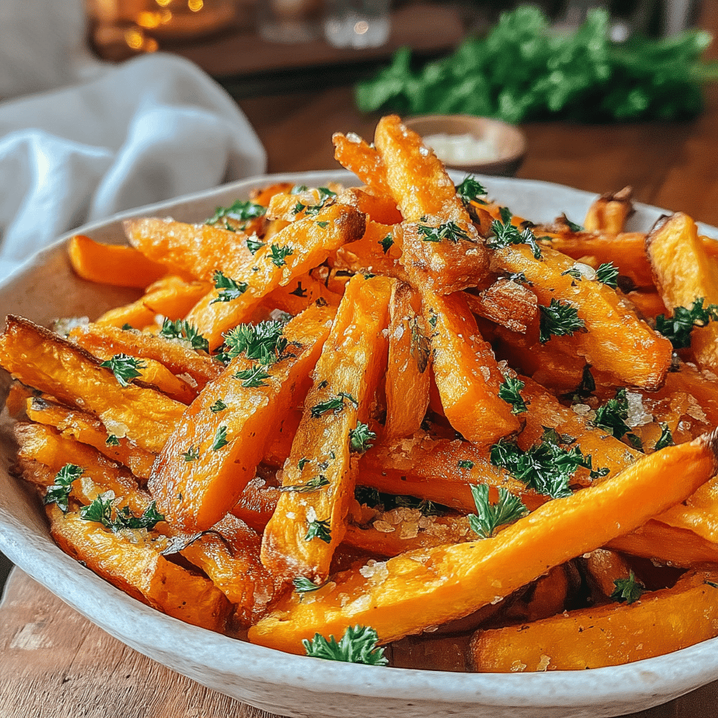 Sweet potato fries are a beloved twist on the classic French fry, bringing a delightful sweetness and a vibrant color to your plate. When prepared in the air fryer, these fries achieve the perfect balance of crispy exterior and tender interior, all while being healthier than their deep-fried counterparts. This cooking method significantly reduces the amount of oil needed, making it an excellent choice for those looking to indulge in a guilt-free snack or side dish.