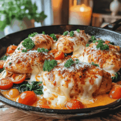 Loaded Garlic Butter Chicken Skillet